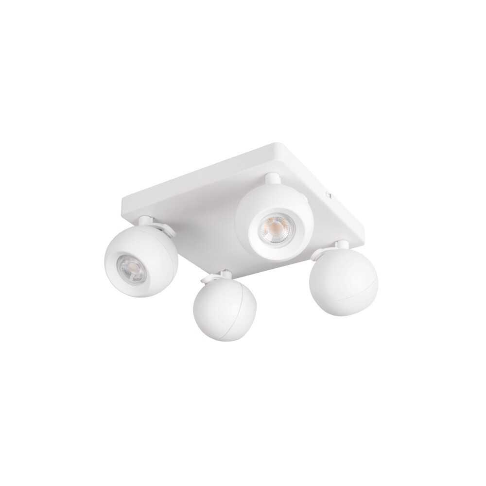 https://design-led.fr/fr/ Luminaire mural ou plafonnier GALOBA 4xGU10 Blanc 33678 107,40 € 91,29 €