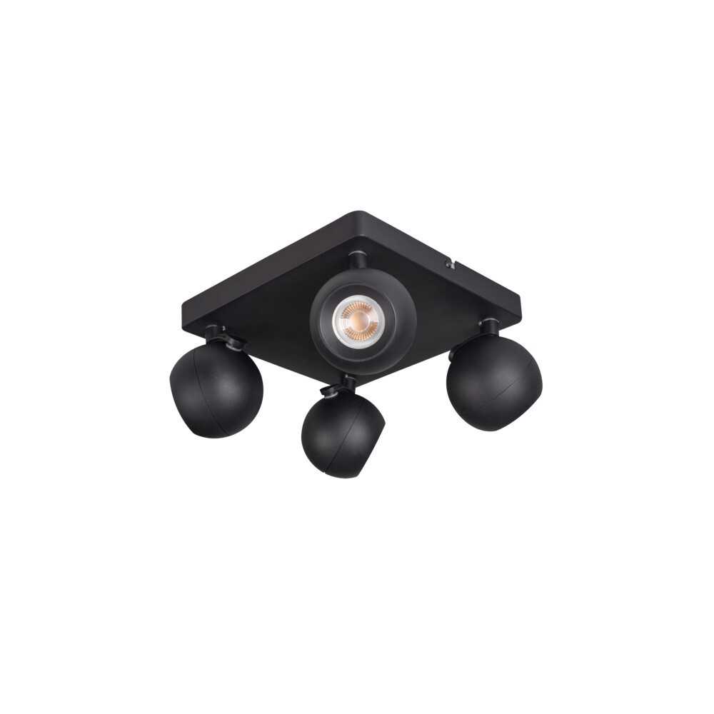 https://discount-led.fr/fr/ Luminaire mural ou plafonnier GALOBA 4xGU10 Noir  107,40 €  85,92 €    33679