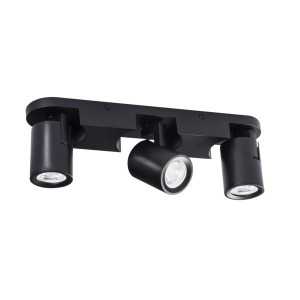 https://design-led.fr/fr/ Luminaire mural ou plafonnier LAURIN 3xGU10 Noir 29125 59,30 € 50,41 €