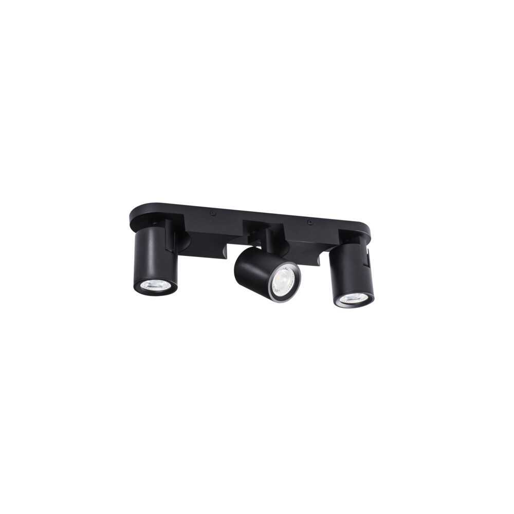 https://discount-led.fr/pt/ Candeeiro de parede ou de teto LAURIN 3xGU10 Preto  53,90 €  43,12 €    29125