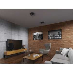 https://discount-led.fr/fr/ Luminaire mural ou plafonnier LAURIN 3xGU10 Noir  57,00 €  45,60 €    29127