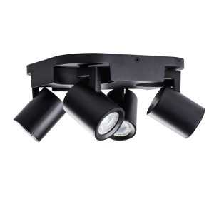 https://discount-led.fr/it/ Lampada da parete o soffitto LAURIN 4xGU10 Nero  67,20 €  53,76 €    29129