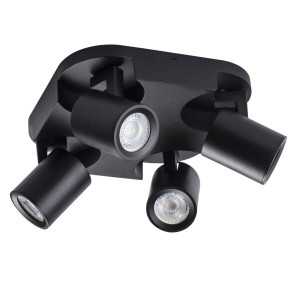 https://design-led.fr/it/ Lampada da parete o soffitto LAURIN 4xGU10 Nero 29129 73,90 € 62,81 €