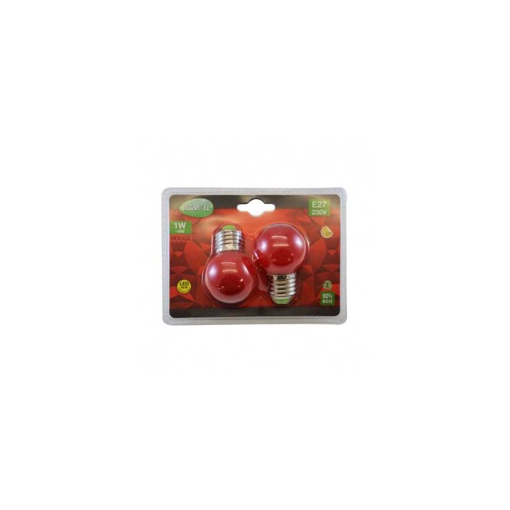 https://design-led.fr/es/ Bombilla E27 led G45 1w rojo pack x2 4,60 € 3,22 € -30% 76181