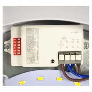 https://design-led.fr/pt/ CASA LED Projetor de Teto Redondo + Sensor RF 20W Ø300mm 4000K IP65 64,90 € 55,16 € 7788201
