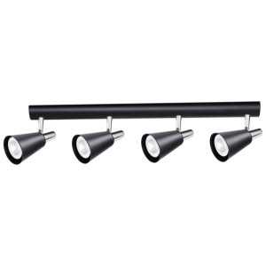https://design-led.fr/fr/ Luminaire mural ou plafonnier SEMPRA 4xGU10 Noir 33097 55,00 € 46,75 €
