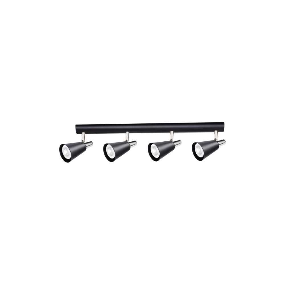 https://design-led.fr/it/ Apparecchio a parete o a soffitto SEMPRA 4xGU10 Nero 33097 55,00 € 46,75 €