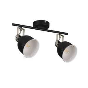 https://design-led.fr/fr/ Luminaire mural ou plafonnier DERATO 2xE14 Noir 35642 49,80 € 42,33 €