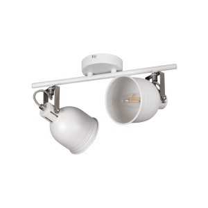 https://design-led.fr/fr/ Luminaire mural ou plafonnier DERATO 2xE14 Blanc 35643 49,80 € 42,33 €