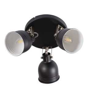 https://design-led.fr/fr/ Luminaire mural ou plafonnier DERATO 3xE14 Noir 35644 74,70 € 63,50 €
