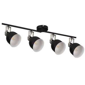 https://design-led.fr/nl/ DERATO 4xE14 wand- of plafondlamp Zwart 99,50 € 84,58 € 35646