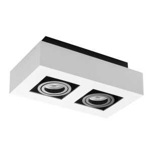 https://design-led.fr/nl/ STOBI Plafondlamp Wit 2xGU10 Accentverlichting 70,70 € 60,10 € 26833