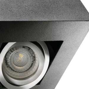 https://design-led.fr/fr/ Plafonnier pour éclairage d’accentuation STOBI Noir 1xGU10 26830 35,80 € 30,43 €