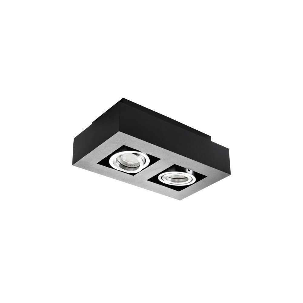 https://discount-led.fr/it/ STOBI Illuminazione d'accento a soffitto Nero 2xGU10  64,30 €  51,44 €    26832