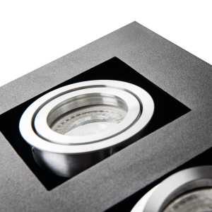 https://design-led.fr/es/ STOBI Iluminación de acento Plafón negro 2xGU10 64,30 € 54,65 € 26832