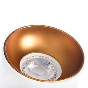 https://design-led.fr/es/ RITI blanco/oro 1xGU10 plafón de acento 21,40 € 18,19 € 27570