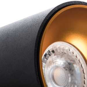https://design-led.fr/it/ Plafoniera d'accento RITI nero/oro 1xGU10 21,40 € 18,19 € 27571