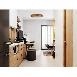 https://discount-led.fr/pt/ Candeeiro de teto JASMIN Ø 474 3xE27 carvalho dourado  116,60 €  93,28 €    36442