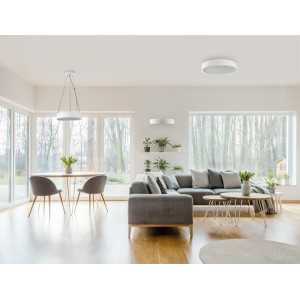 https://discount-led.fr/es/ Luminaria de suspensión JASMIN Ø 475 3xE27 blanco mate  166,80 €  133,44 €    36504