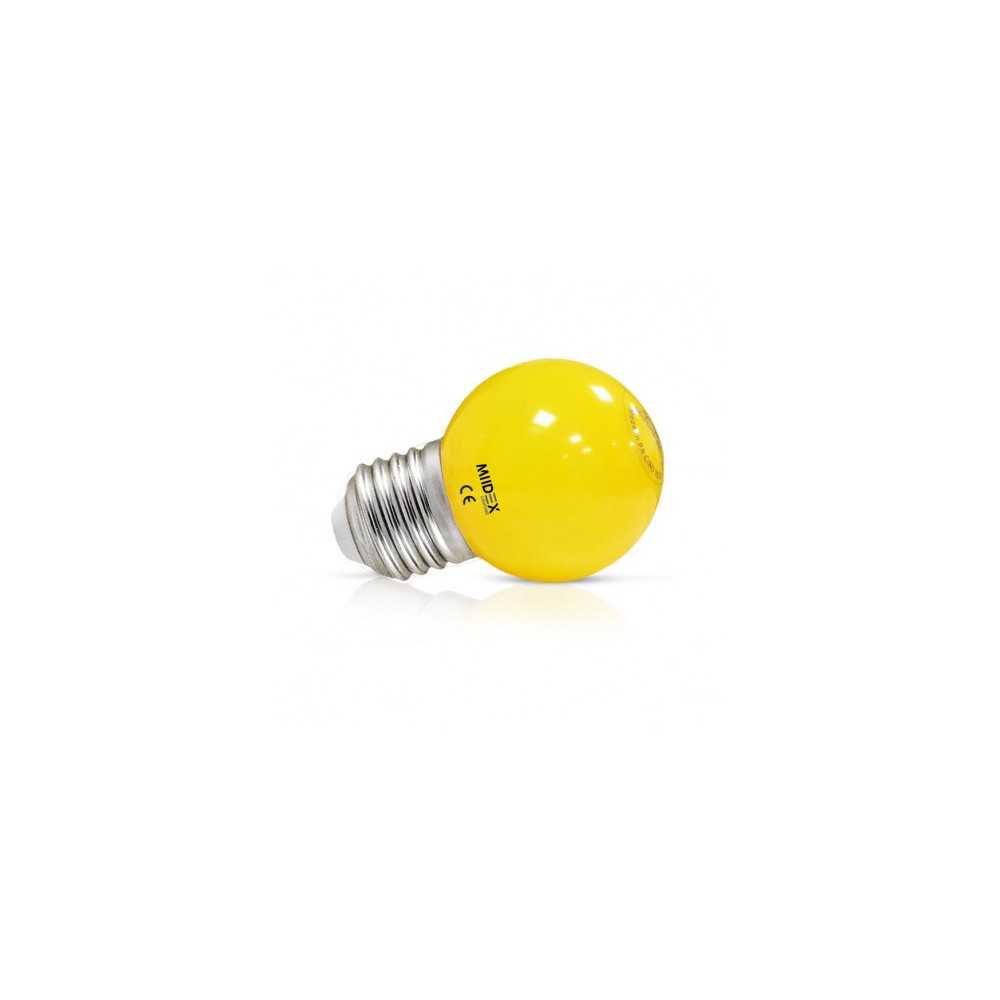 https://discount-led.fr/de/ LED-Glühbirne E27 Farbe Bulb G45 1W Gelb  2,80 €  2,24 €    7627