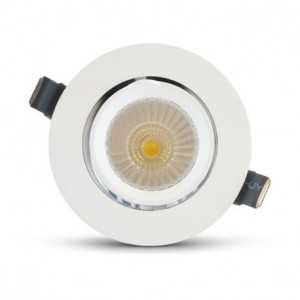 https://discount-led.fr/nl/ LED Slak Spotlight BOUTICA Rond Kantelbaar en Zwenkbaar 10W 4000K IRC90  62,90 €  50,32 €    76751