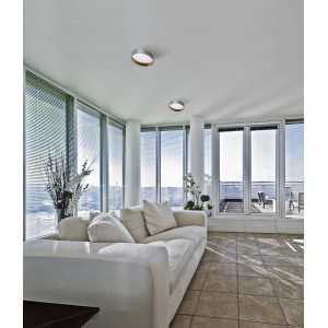 https://design-led.fr/gb/ Ceiling LED light RIFA 17.5W Ø 400mm 3000K grey/gold 44,50 € 37,82 € 36467