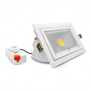 https://design-led.fr/gb/ Rectangular LED Spotlight STELLA Tilting with Power Supply 30W 4000K 72,50 € 61,63 € 7692
