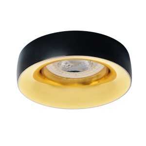 https://discount-led.fr/it/ Staffa a soffitto ELNIS nero / oro Ø98 mm  11,00 €  8,80 €    27810