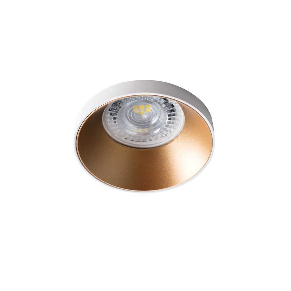 https://discount-led.fr/es/ Soporte de techo SIMEN blanco / dorado Ø75 mm  6,50 €  5,20 €    29140