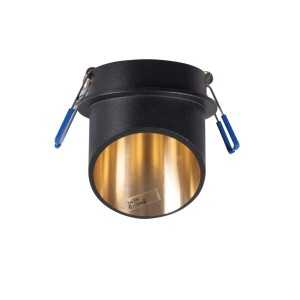 https://discount-led.fr/it/ Staffa a soffitto SPAG nero - oro Ø68 mm  7,20 €  5,76 €    27324