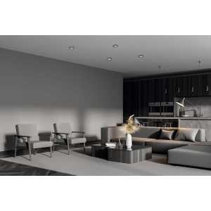 https://design-led.fr/it/ Supporto a soffitto GLOZO Ø89 mm argento - nero 36225 6,80 € 5,78 €