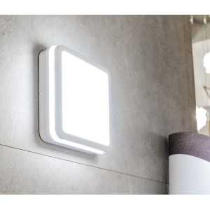 https://design-led.fr/it/ Plafoniera BENO LED 220 x 220 18w rivelatore 4000k IP54 bianco 46,00 € 39,10 € 32946