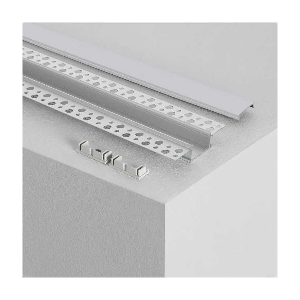 https://design-led.fr/it/ Profilo in alluminio PLACO da 2 metri e copertura traslucida 32,10 € 27,29 € C212303