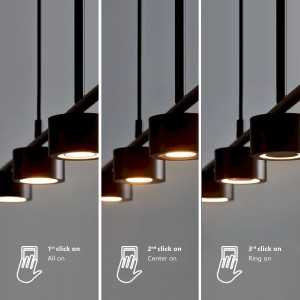 https://design-led.fr/nl/ Clyde Zwarte hanglamp 16W 2700K 189,90 € 161,42 € 2010813003