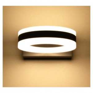 https://design-led.fr/es/ Applique Murale LED RING 12W Rond 3000K Gris anthracite IP54 67751 122,40 € 104,04 €