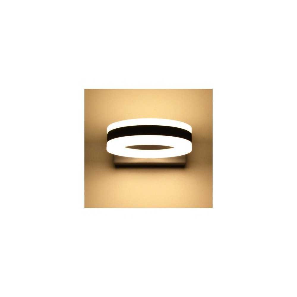 https://design-led.fr/it/ Applique Murale LED RING 12W Rond 3000K Gris anthracite IP54 67751 122,40 € 104,04 €