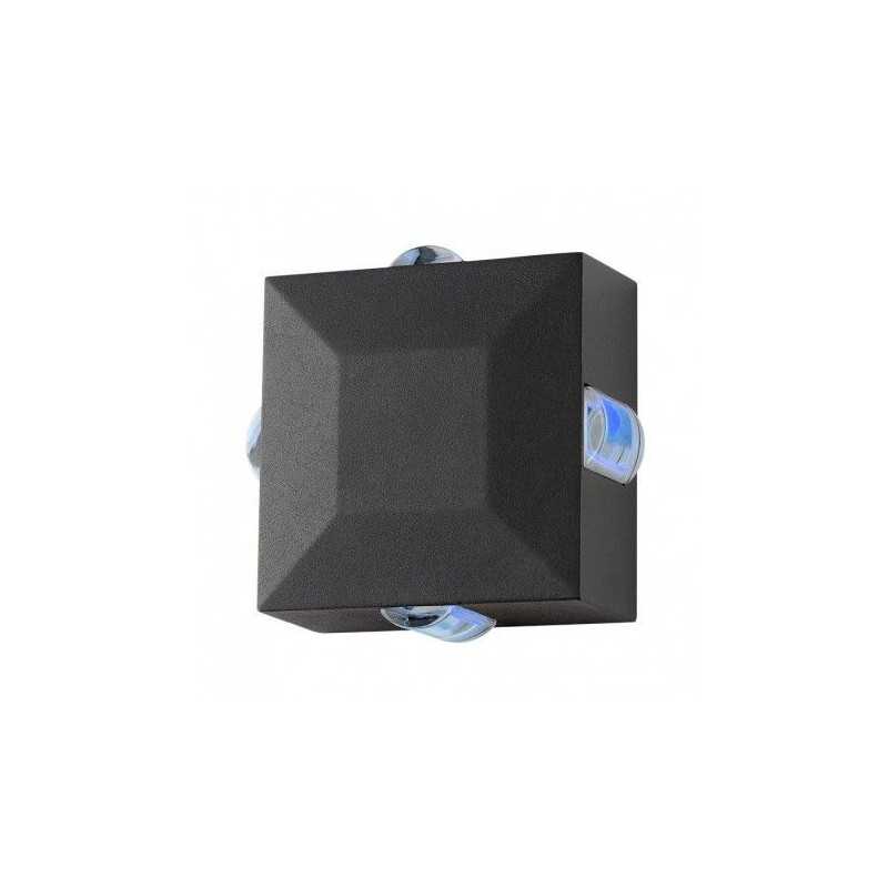 https://design-led.fr/pt/ Candeeiro de parede quadrado LED 6W azul cinzento antracite IP54 94,60 € 66,22 € -30% 67806
