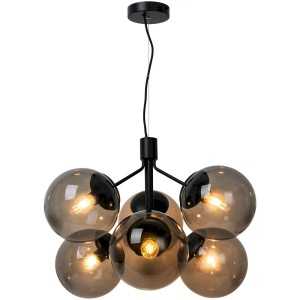 https://discount-led.fr/gb/ Ivona Suspension lamp Black 6xE27  299,90 €  239,92 €    2112163003