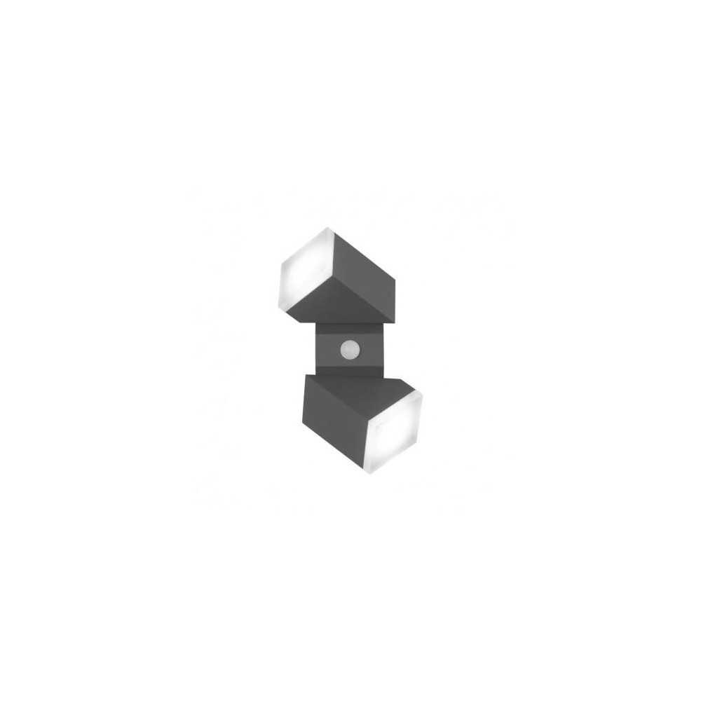 https://design-led.fr/es/ Aplique LED de pared BUSTER 13W Sensor 3000K Gris IP54 146,50 € 124,52 € 67815