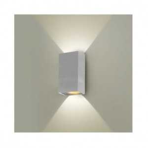 https://design-led.fr/pt/ Candeeiro de parede LED 2x5W 2x345LM Retangular 3000K Cinzento IP54 59,00 € 41,30 € -30% 67799