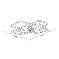 https://design-led.fr/it/ Lampada da soffitto a LED Fare 80w CCT bianco dimmerabile con telecomando 264,60 € 158,79 € -39.99...