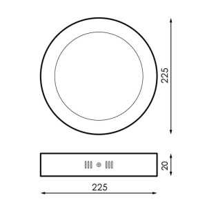 https://design-led.fr/es/ Plafón LED circular 20W Slim Nickel Cct 22,40 € 19,04 € LM5543