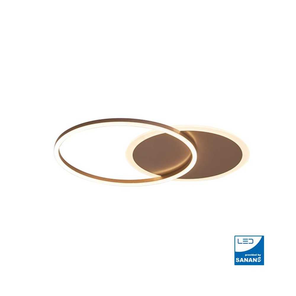 https://design-led.fr/gb/ 37w Led Rings ceiling light CCT Ochre dimmable by remote control LM8121 154,00 € 130,90 €