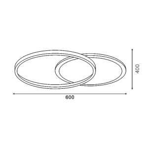 https://design-led.fr/pt/ Candeeiro de teto de 37w Led Rings CCT Ocre regulável por controlo remoto LM8121 154,00 € 130,90 €