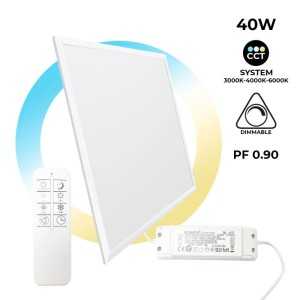 https://discount-led.fr/pt/ Painel LED regulável com controlo remoto 595 x 595 40W  84,30 €  65,75 €    K52353CCT