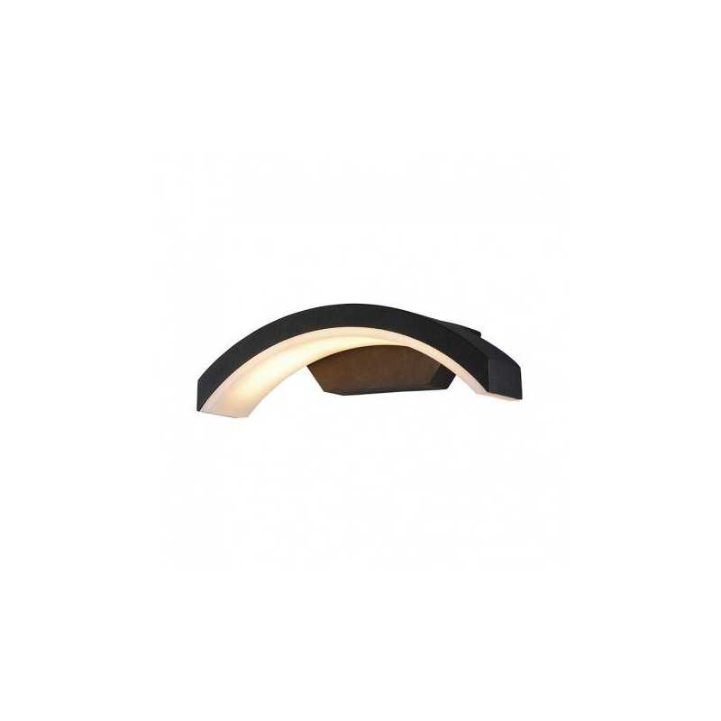 https://design-led.fr/es/ Applique Murale LED Curviligne 6W 3000K Gris Anthracite IP54 67782 85,00 € 72,25 €