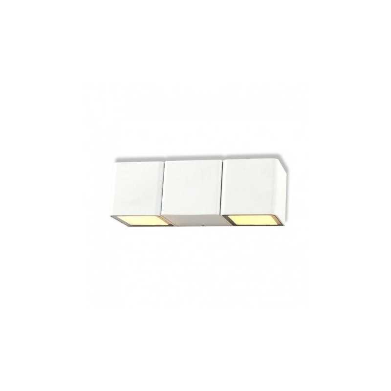 https://design-led.fr/es/ Aplique LED 2x3W 2x175Lm Rectangular 4000K Blanco IP54 69,00 € 48,30 € -30% 67770