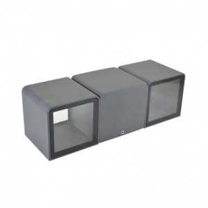https://design-led.fr/gb/ LED Wall Lamp 2x3W 2x175Lm Rectangular 3000K Grey IP54 59,00 € 41,30 € -30% 67772