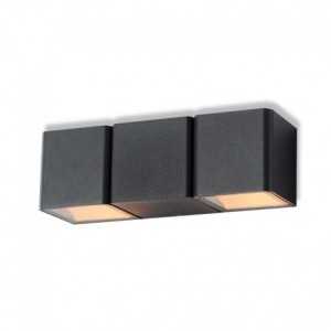 https://design-led.fr/es/ Aplique LED 2x3W 2x175Lm Rectangular 4000K Gris IP54 69,00 € 48,30 € -30% 67773