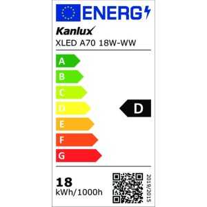 https://design-led.fr/it/ XLED A70 E27 Lampadina a filamento 18W 2700k LED 29648 8,50 € 7,22 €